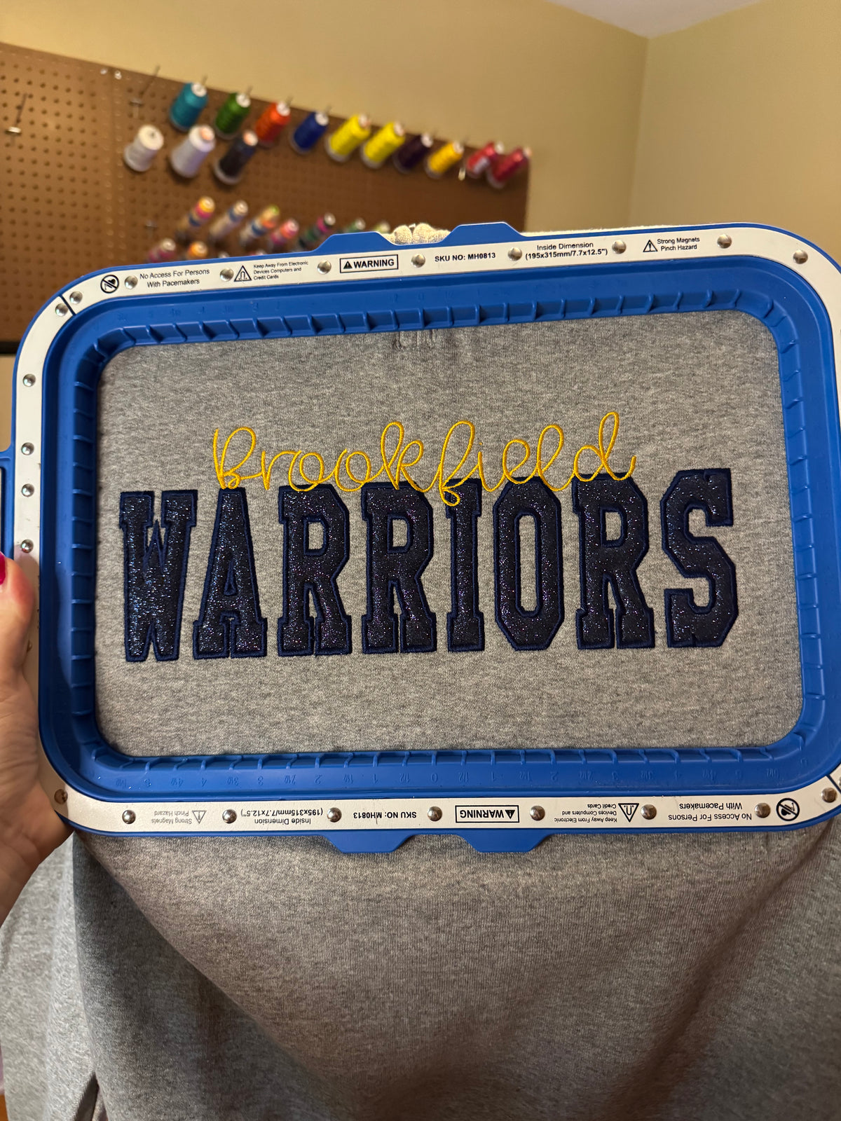 Embroidered Brookfield Warriors Sweatshirt