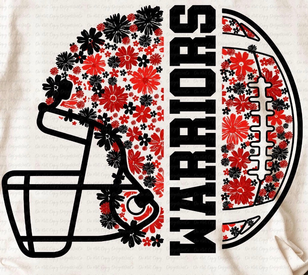 Floral Warriors Helmet