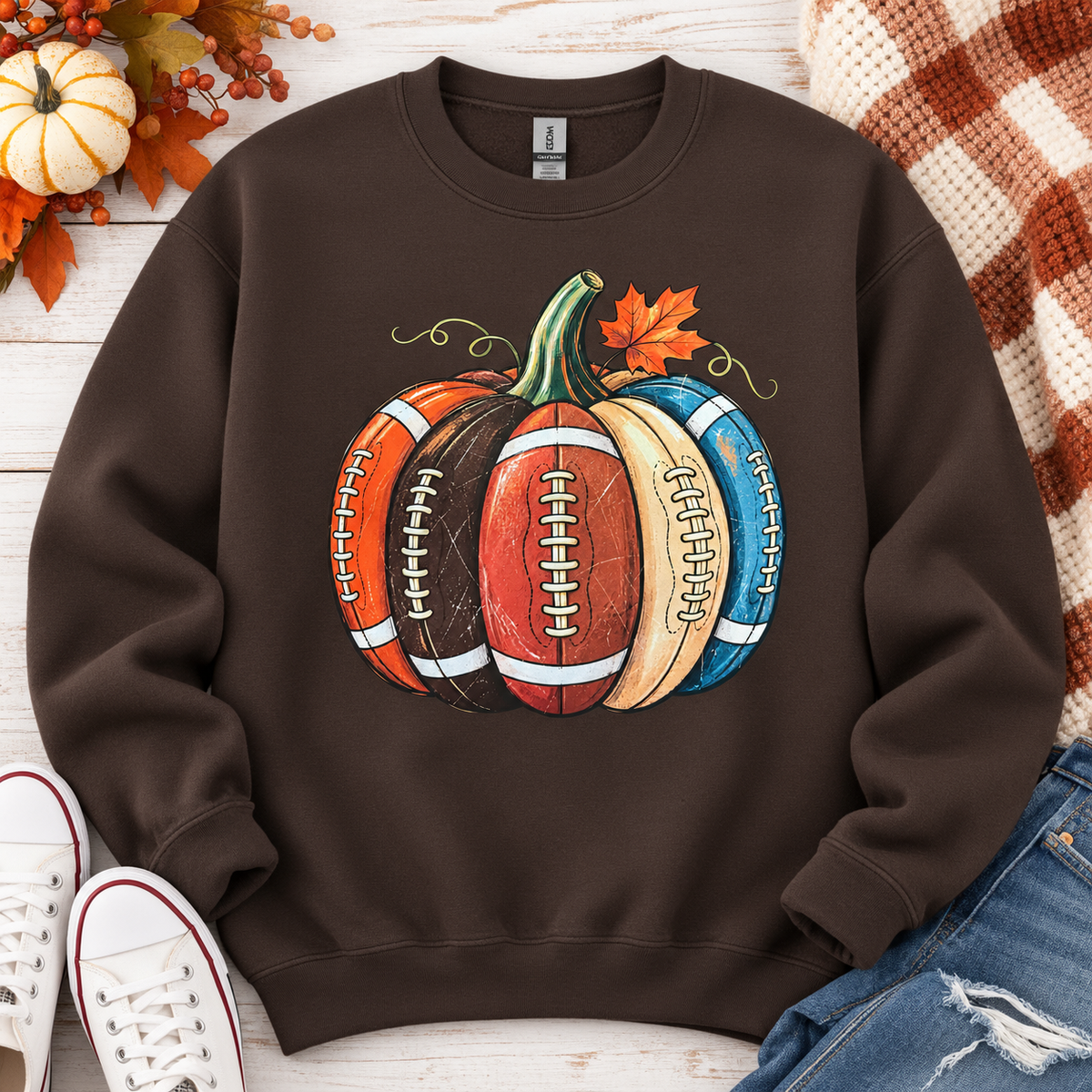 Football pumpkin Sweathshirt