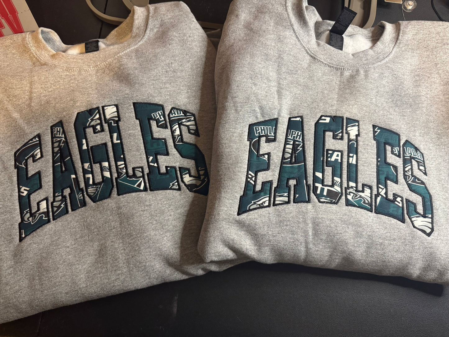 Embroidered Eagles Sweatshirt