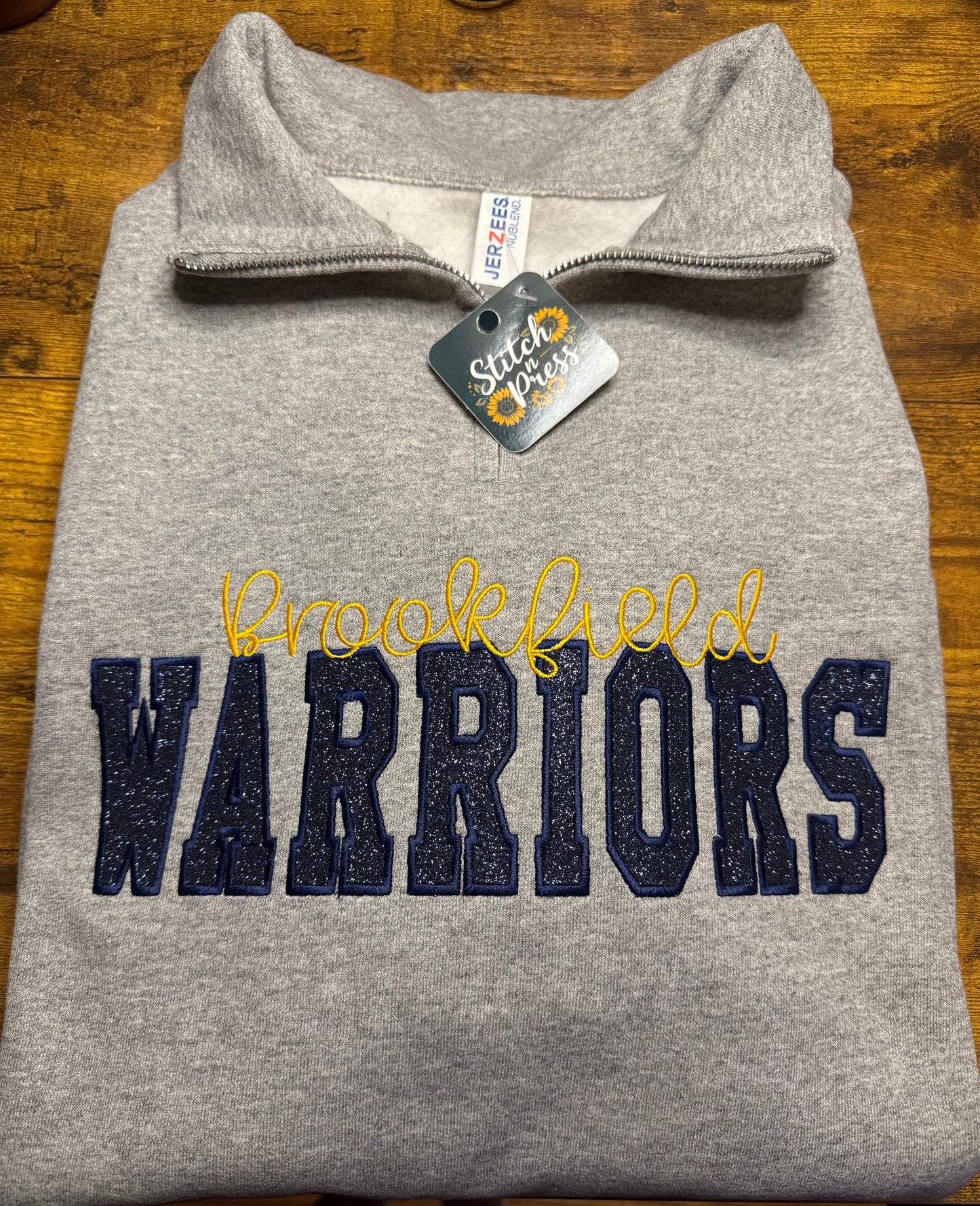 Embroidered Brookfield Warriors Sweatshirt