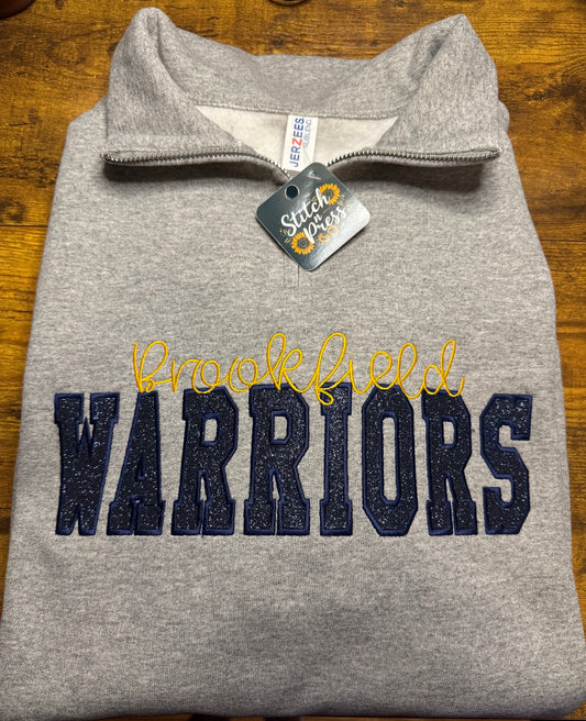 Embroidered Brookfield Warriors Sweatshirt