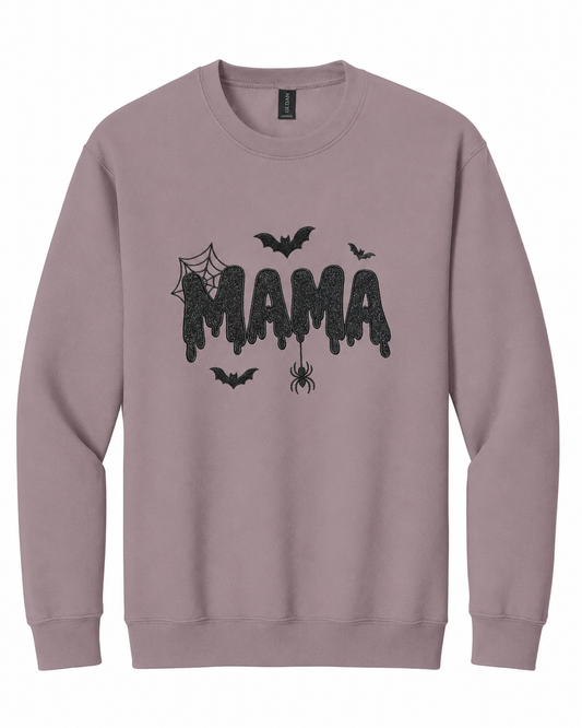 Embroidered Spooky Mama sweatshirt
