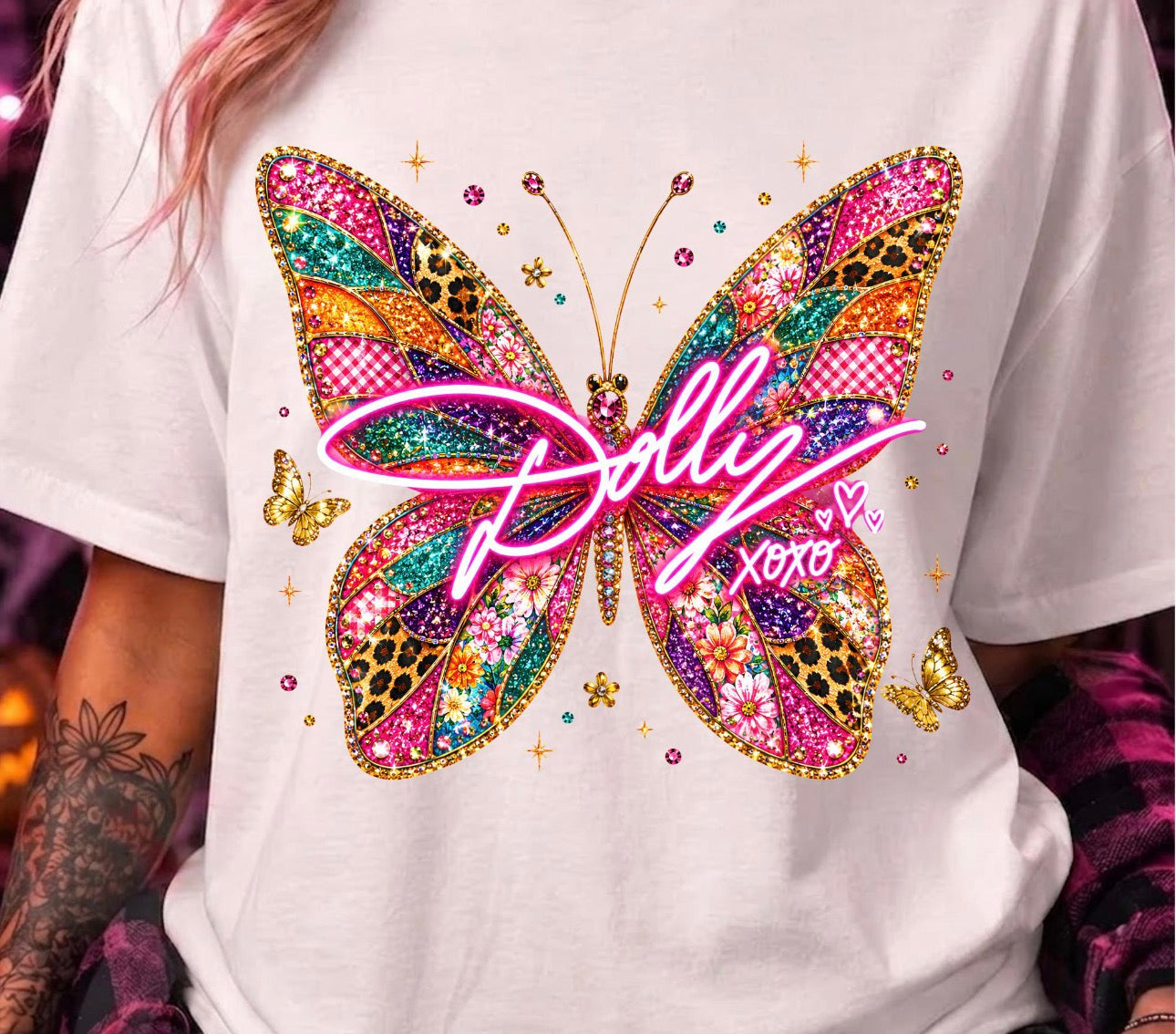 Dolly Signature Butterfly T Shirt