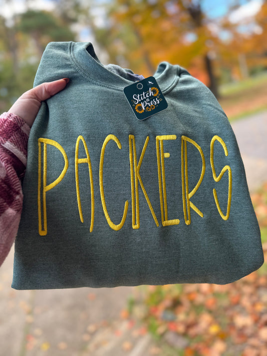 Embroidered Packers Sweatshirt