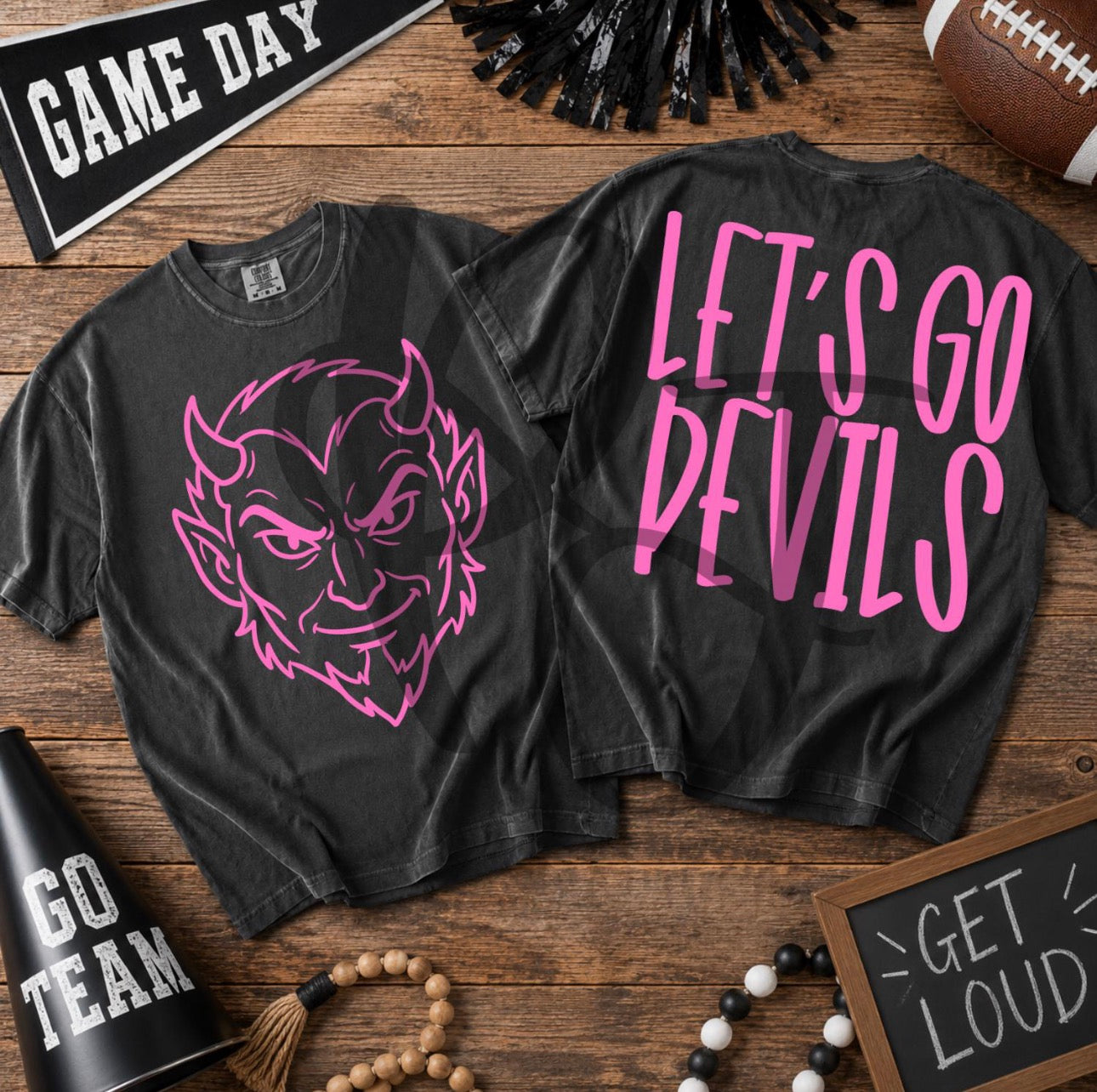 Pink Out Devils T Shirt