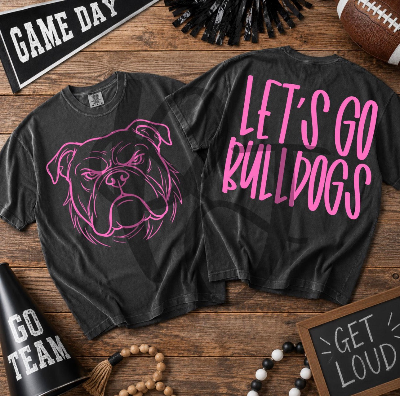Pink Out Bulldogs T Shirt