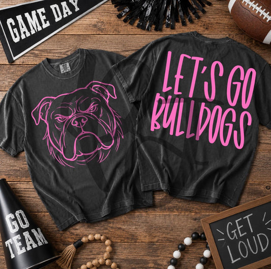 Pink Out Bulldogs T Shirt