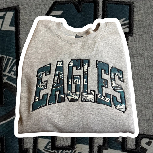 Embroidered Eagles Sweatshirt